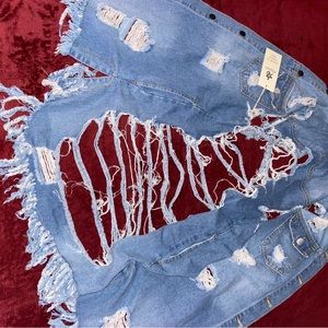 Denim Jacket Ripped